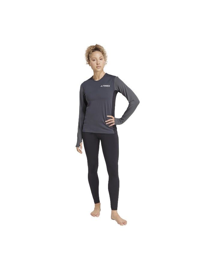 Adidas Multi Synt Ti W Black Hiking Tights For Women 2XS  - Image 5