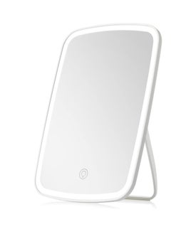 Cool Baby Style COOLBABY Travel Makeup Vanity Mirror with, Portable Lighted Makeup Beauty Mirror, 3 Color Lighting, Dimmable Touch Screen, Tabletop LED Folding Cosmetic Mirror with Lights  - Image 1