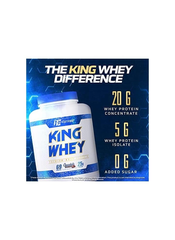 RONNIE COLEMAN RC King Whey Cookies & Cream 5Lb 69 Servings  - Image 3