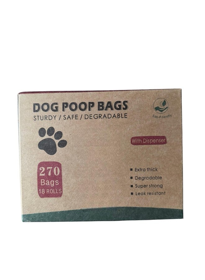 AIAG Poop Bags for Dog Waste-270 Bags with Dispenser, Enhanced for Guaranteed Leakproof, Unscented, Includes Leash Clip, Thick Strong - Image 4