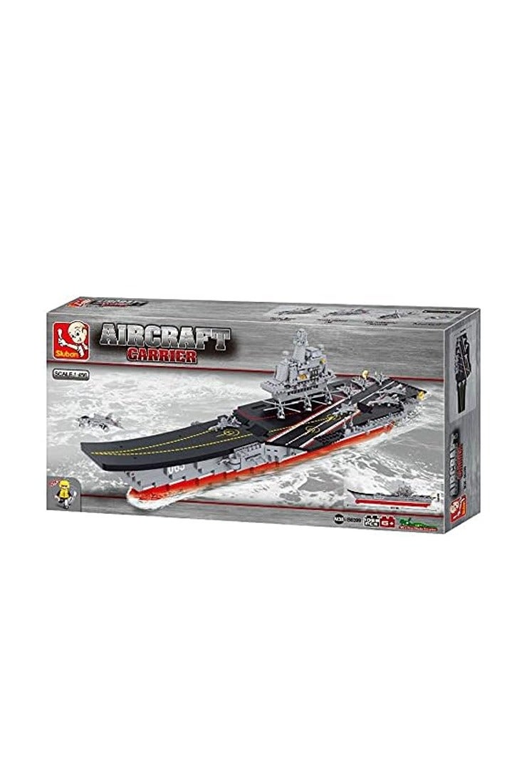 Sluban Sluban Aircraft Carrier 1058 PCS-Multicolour - Image 2