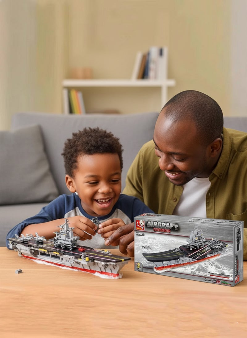 Sluban Aircraft Carrier 1058 PCS-Multicolour - Image 3