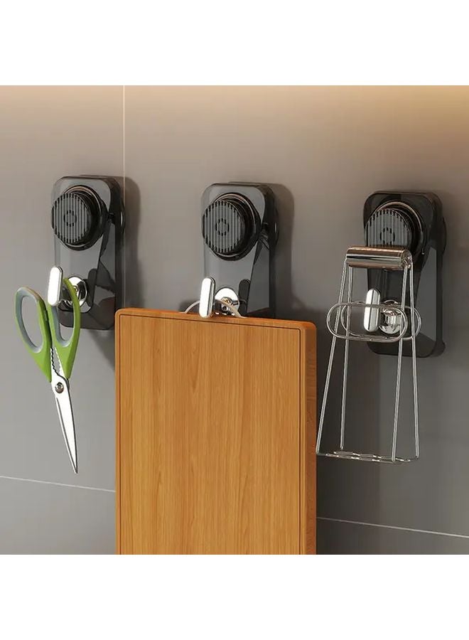 Square Gray Heavy Duty Suction Cup Hook No Drill Installation Removable Leak Proof Towel Holder - Image 5