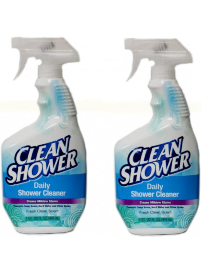 Clean Shower Original Cleaner, 32 Fl Oz (Pack of 2) - Image 1
