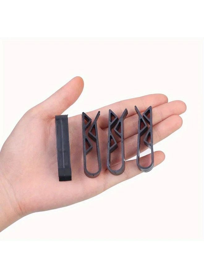 20 PCS Black Garbage Bag Clips Anti Slip Trash Can Lid Sealing Snack Bag Holders - Image 3