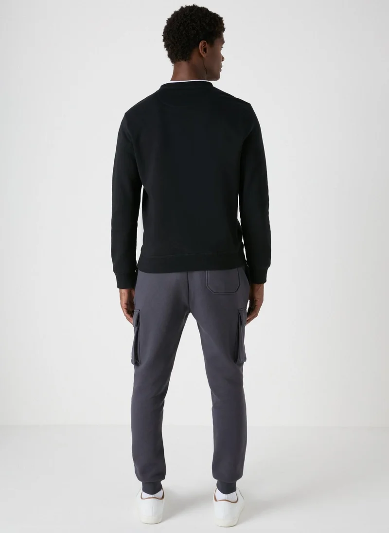 Matalan Charcoal Cargo Joggers