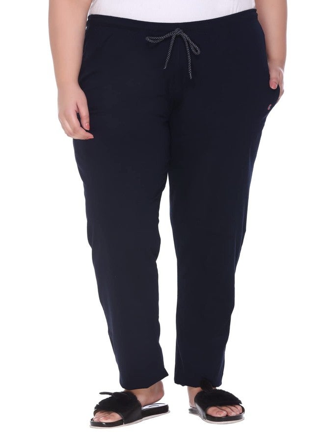 CUPID Woman's Regular Fit Cotton Track Pants, Lower, Sports Trouser,Night Pants, Joggers for Lounge n Gym Wear for Ladies - Image 3