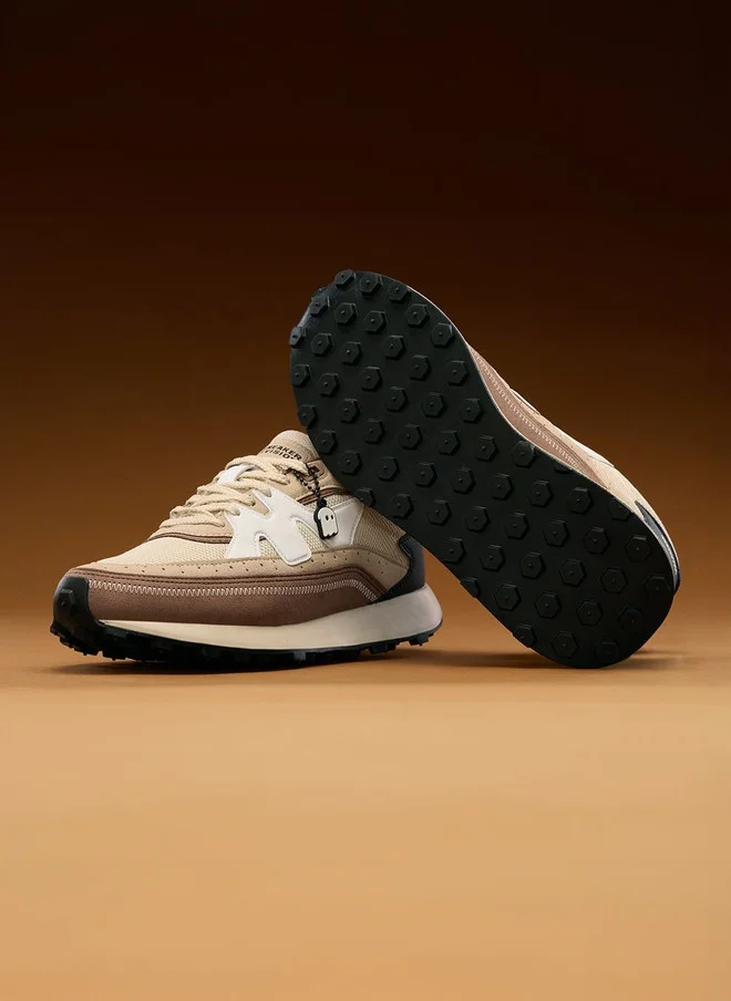 The Souled Store  The Souled Store Men Colourblocked Lace-Up Round Toe Sneakers  | Best Price UAE