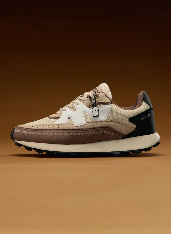 The Souled Store  The Souled Store Men Colourblocked Lace-Up Round Toe Sneakers  | Best Price UAE