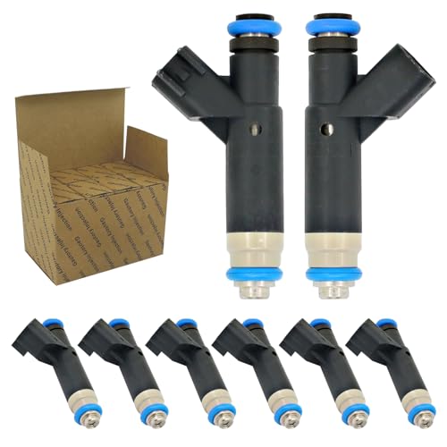 Gautory Fuel Injector Compatible with Ford 20042008 F150 E150 E250 2004 2005 Explorer 2004 2005 Mercury Mountaineer 46L Replaces FJ867 4L3EB4C 04861238AB CM5171 Set of 8 - Image 1