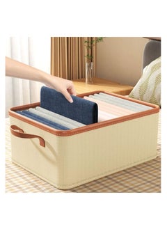 Mei Lifestyle Household Foldable Clothes Storage Boxes Underwear Closet Organizer Wardrobe Drawer 44×25x20CM (32L)  - Image 1
