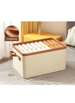 Mei Lifestyle Household Foldable Clothes Storage Boxes Underwear Closet Organizer Wardrobe Drawer 44×25x20CM (32L)  - Image 2