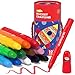 JUPITEARTH 12 Colors Twist Crayons for Toddlers 13 NonToxic Washable Crayons for Ages 48 with Storage Bucket UltraSilky and Easy to Hold Art SuppliesIdeal Christmas Gift for Boys and Girls - Image 3