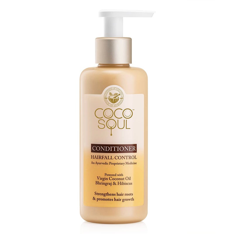 Coco Soul Hair Fall Control Conditioner with Ayurvedic Medicine | 100% Cold Pressed Virgin Coconut Oil | Bhringraj & Hibiscus | Sulphate & Paraben Free | From Makers of Parachute Advansed | 200 ml - Image 4