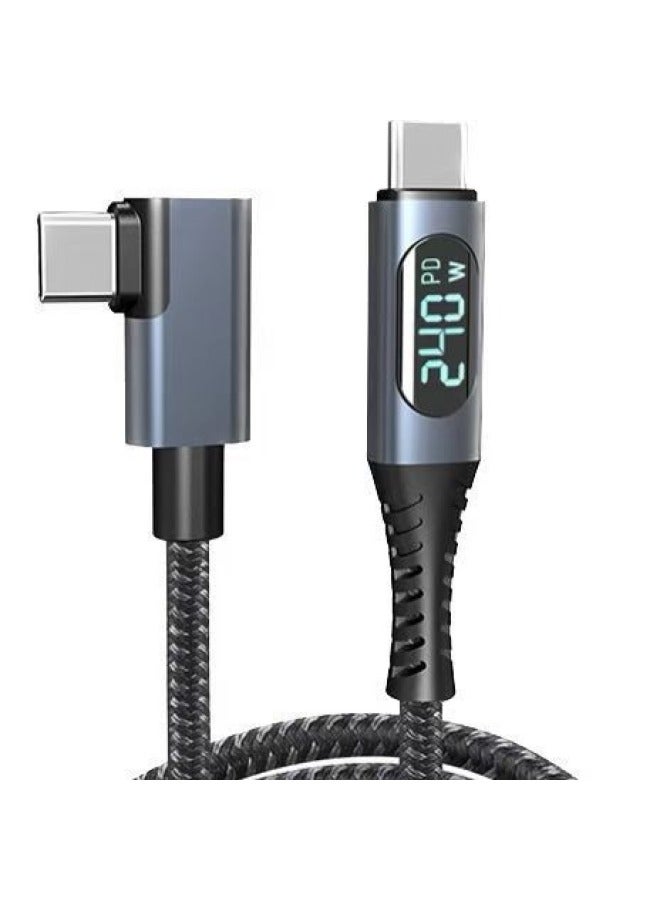Typec Full-function Data Cable Usb4 Data Cable Supports 240w Fast Charging 8k60hz Hd Video Screen - Image 1