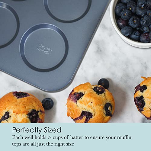Chicago Metallic Professional Non-Stick Muffin Top Pan, 15.75-Inch-by-11-Inch - Image 5