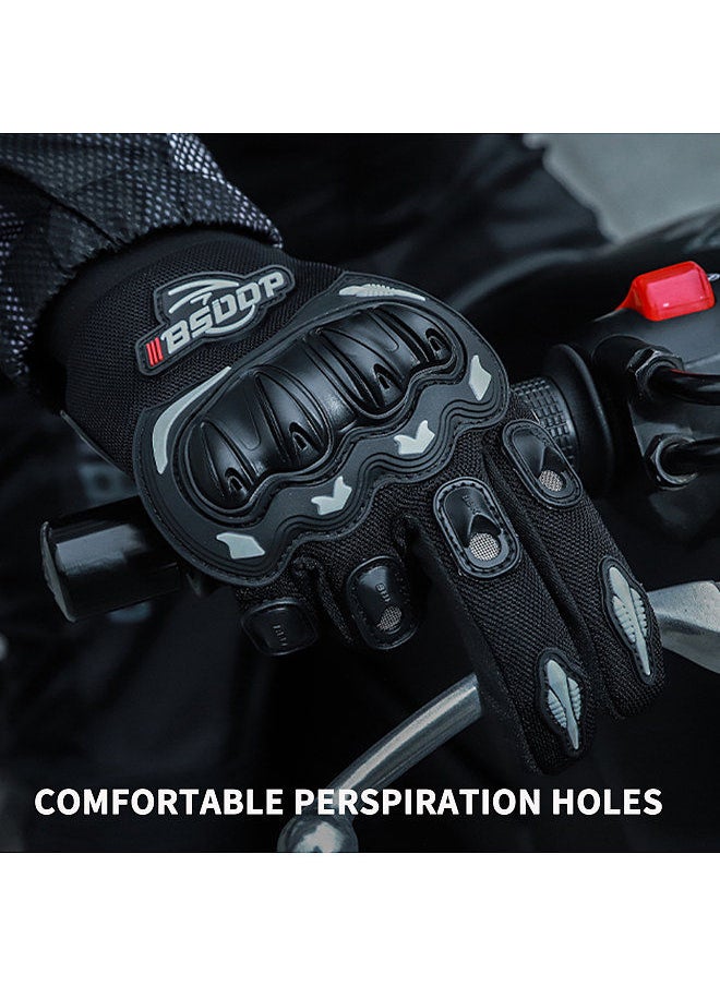 BSDDP BSDDP Motorcycle Riding Gloves Rider Anti-slip Anti-drop Four-season Universal Outdoor Breathable Touch Screen Gloves  - Image 2
