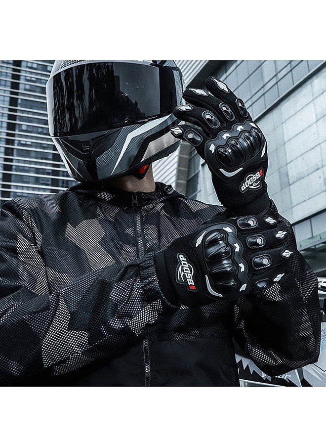 BSDDP BSDDP Motorcycle Riding Gloves Rider Anti-slip Anti-drop Four-season Universal Outdoor Breathable Touch Screen Gloves  - Image 5