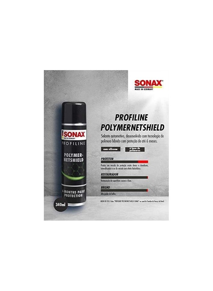 SONAX PROFILINE Polymernetshield (340 ml) - Hybrid Polymer Paint Sealant for up to Six Months Protection. Freshens the Colors and Produces Beading Effect | Item No. 02233000 - Image 2