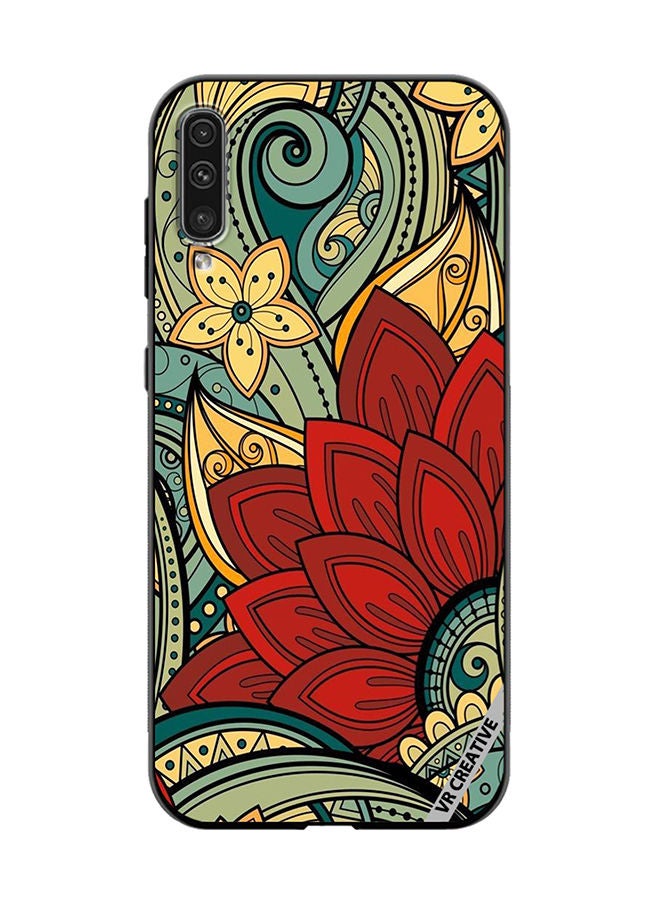 VR CREATIVE Protective Case Cover For Samsung Galaxy A70/A70s Flower Design Multicolour - Image 1