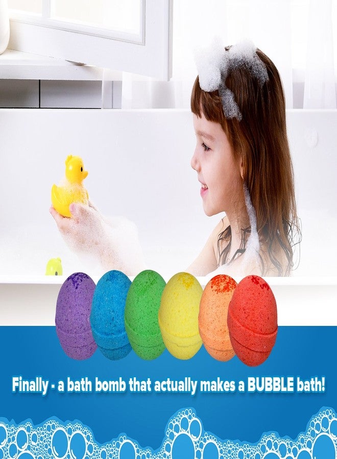 Two Sisters Kids Bath Bombs with Surprise Toys Inside (6 Pack) - Releases Color & Bubbles, Won’t Stain Tub, Moisturizing, Large Bubble Bomb, USA Made - Ideal Gift for Girls & Boys by Two Sisters - Image 5