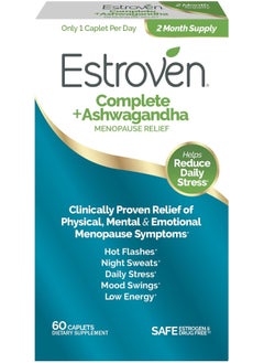 Estroven Complete + Ashwagandha Multi-Symptom Menopause Supplement For Women  - Image 1
