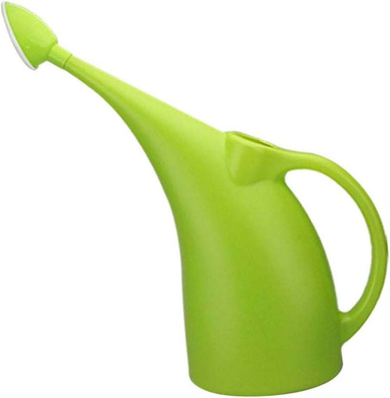 klarako 2L or 3L Sturdy Eco Friendly Plastic Lightweight Watering Friendly, 2L Green with Rose - Image 1