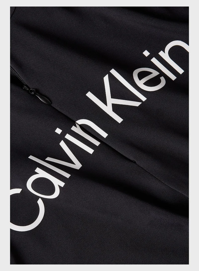 Calvin Klein Sports Logo Ls Top
