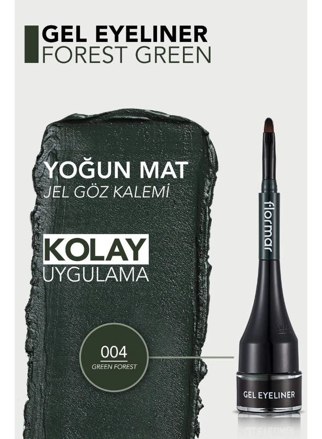 flormar Gel Eyeliner 004 Forest Green - Image 5