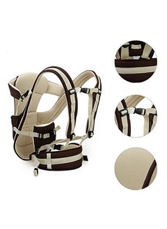 Chinmay Kids Adjustable Baby Carrier Cum Kangaroo Bag/Baby Carry Sling/Back/Front Carrier For Baby With Safety Belt And Buckle Straps For 0-18 Months Baby (Brown), Toddler  - Image 3