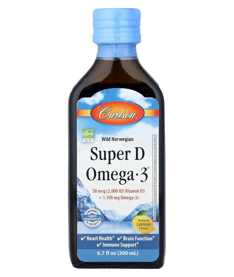 Wild Norwegian Super D Omega-3® Natural Lemon 6.7 fl oz (200 ml)