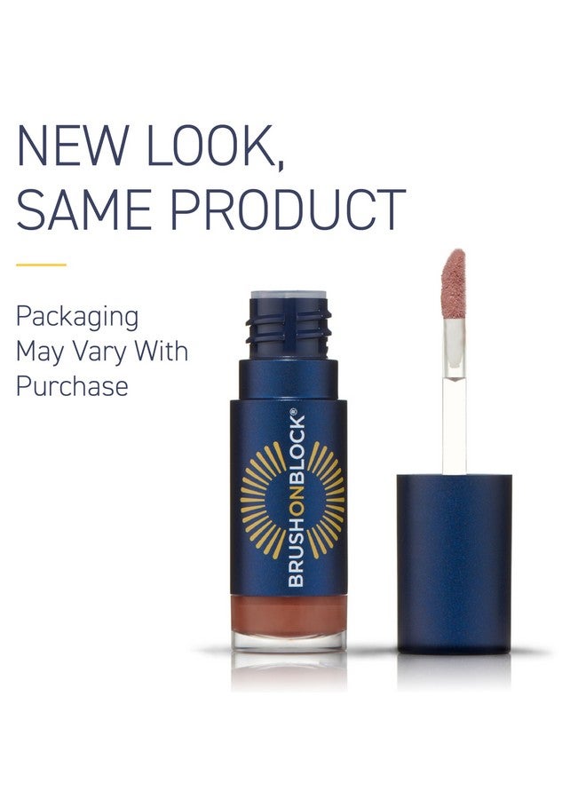 Brush On Block Sun Shine Protective Lip Oil SPF 30, Mineral Protection from UVA/UVB & Blue Light, Hydrating, Cruelty-Free, Gluten-Free, & Vegan, Fig - Image 2