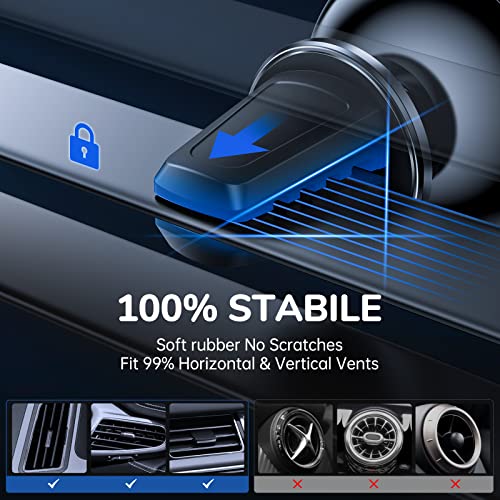 SYNCWIRE Magnetic Phone Holder for Car, Super Strong Magnet Phone Holder Mount Air Vent 360° Rotatable Cell Phone Holder Mount for Car Compatible iPhone 17 16 15 14 13 12 11 Pro Max, X XS XR,Android - Image 3
