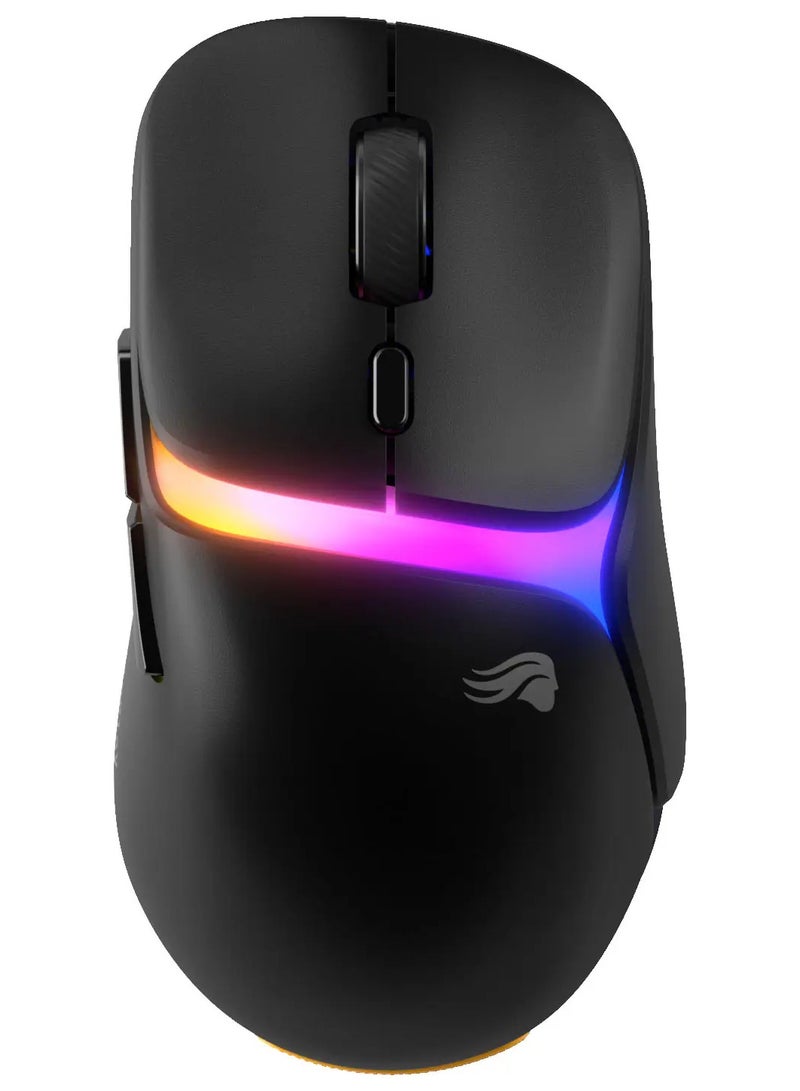 Glorious - Model D3 Lightweight Wireless Optical Gaming Mouse with InfinitePlay Swappable Battery System & Charging Base Station - Wireless - Black - Image 1