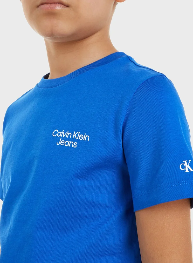 Calvin Klein Jeans Kids Crew Neck T-Shirt