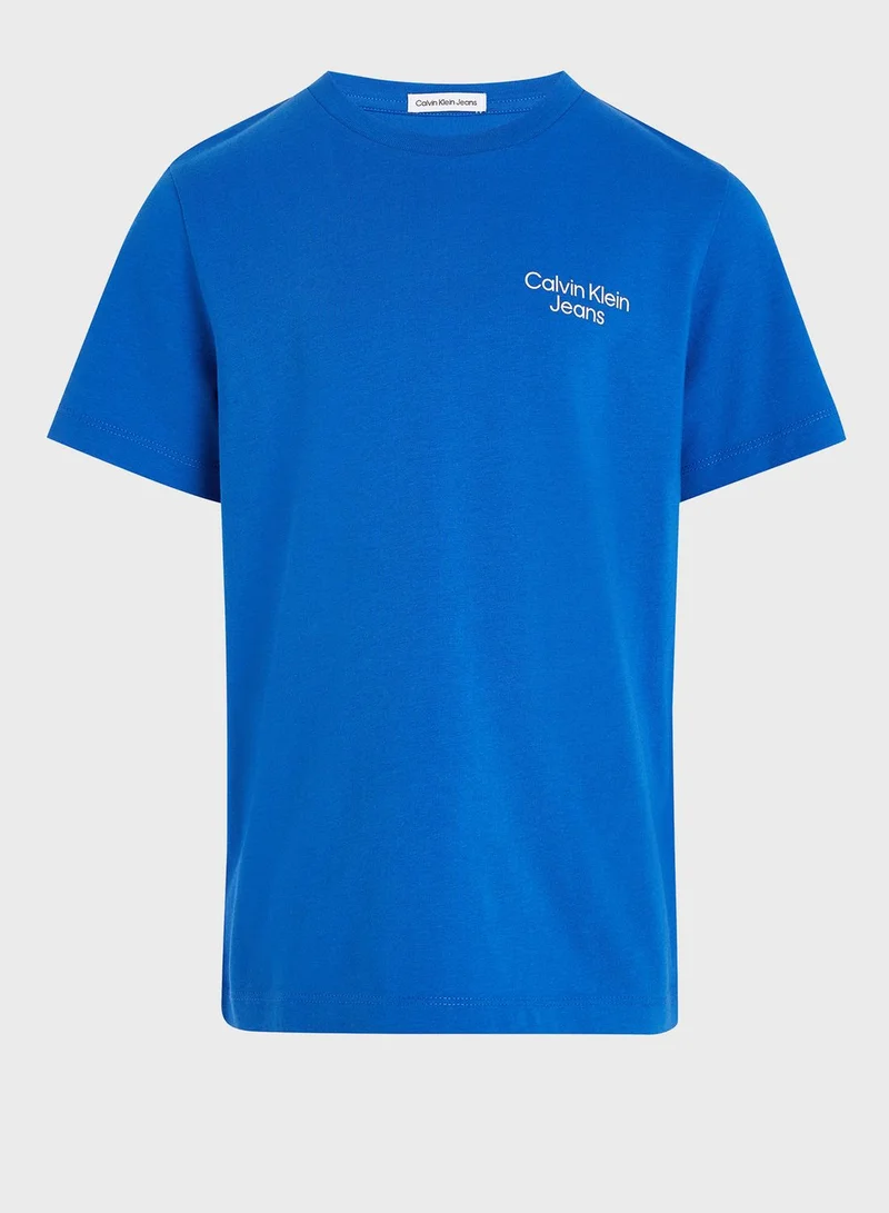 Calvin Klein Jeans Kids Crew Neck T-Shirt