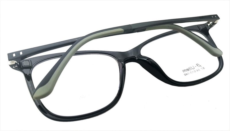 Circleperson Clip on Sunglasses 2 in 1 Magnetic glasses Polarized for Men Women (Glossy black) - Image 3