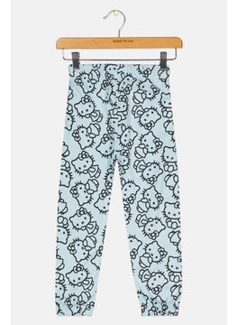 Hello Kitty Kids Girl Graphic Print Jogger Pants, Multicolor  - Image 2