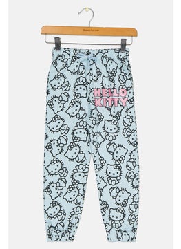 Hello Kitty Kids Girl Graphic Print Jogger Pants, Multicolor  - Image 1