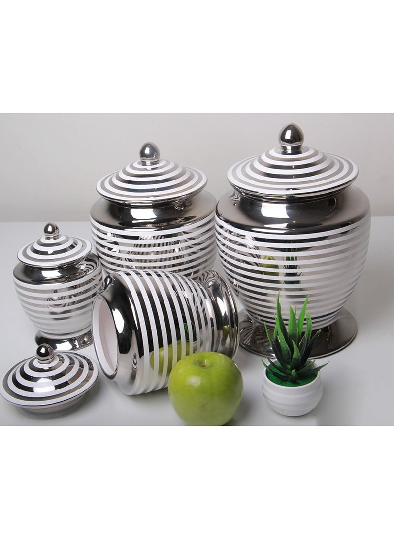 Generic - 4-piece storage container set for spices, condiments, tea and sugar - Image 1