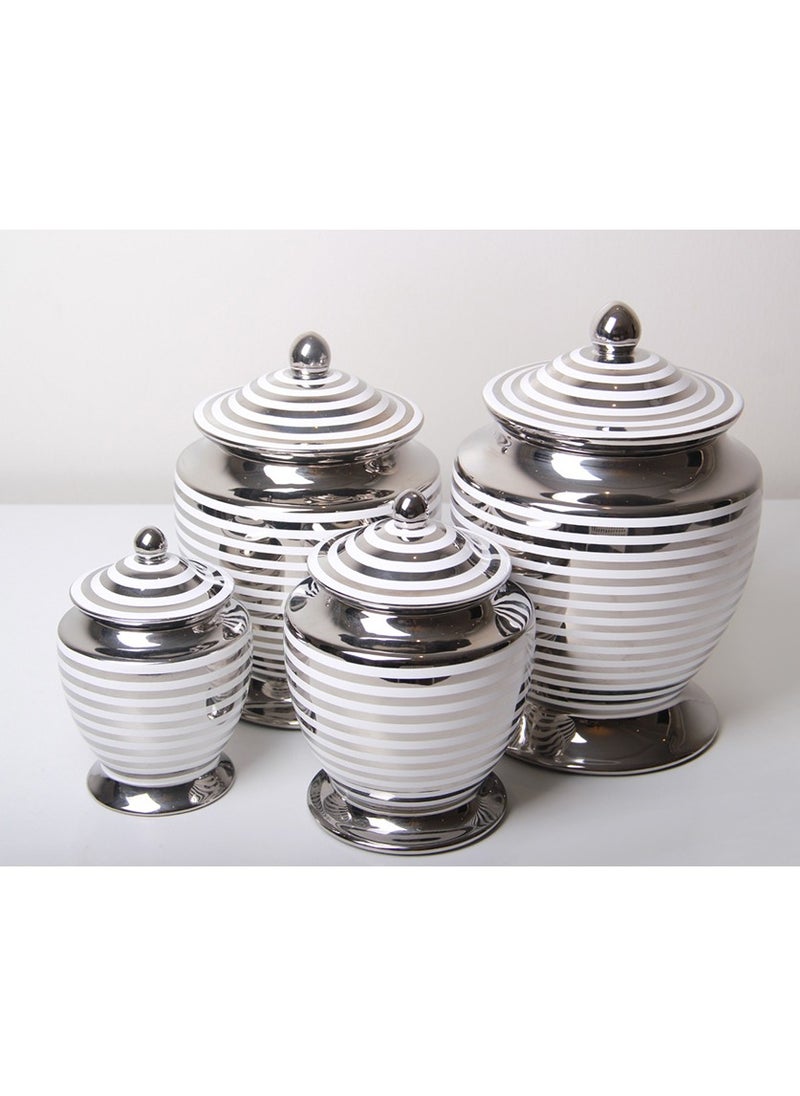 Generic - 4-piece storage container set for spices, condiments, tea and sugar - Image 1