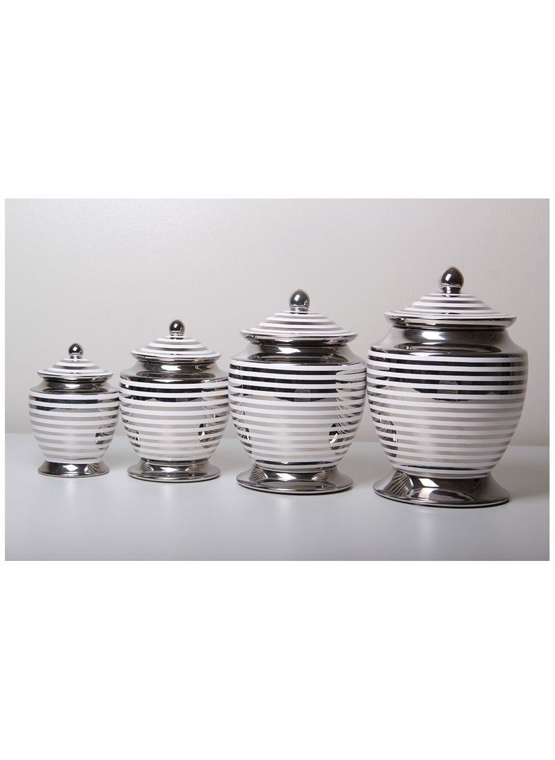 Generic - 4-piece storage container set for spices, condiments, tea and sugar - Image 1