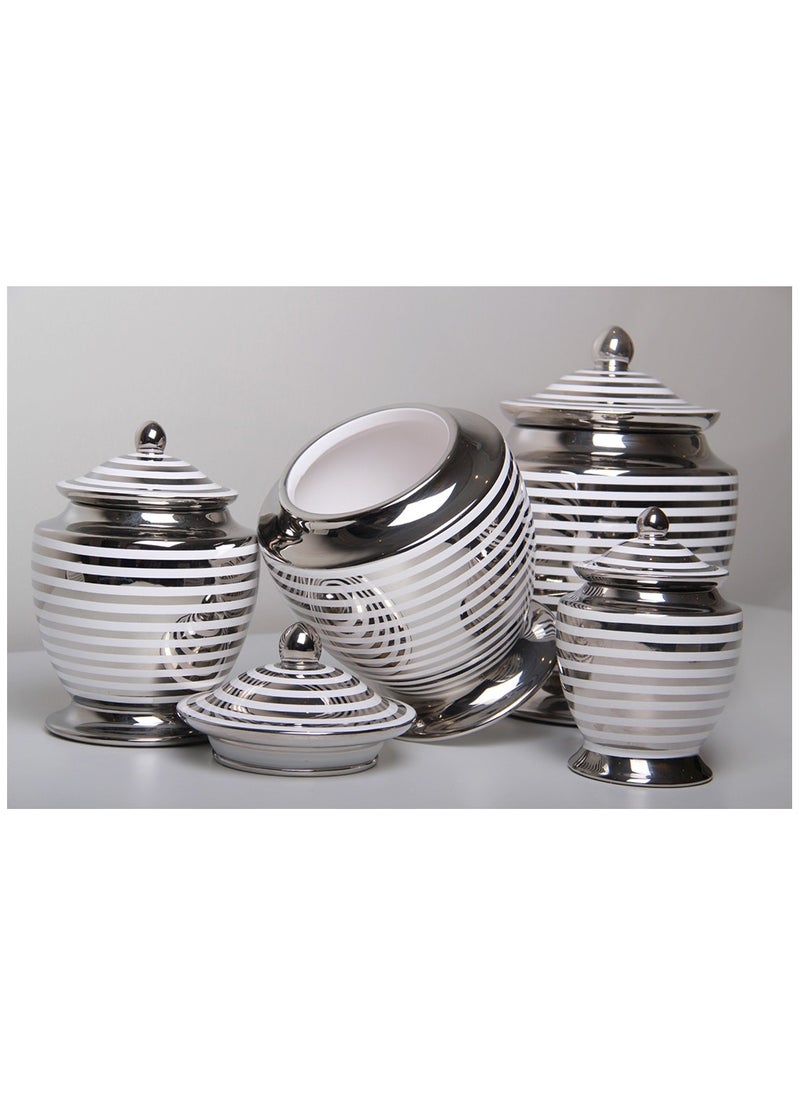 Generic - 4-piece storage container set for spices, condiments, tea and sugar - Image 1