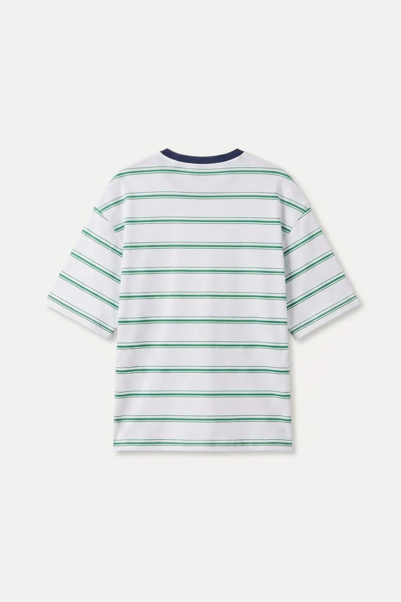 Defacto  Boxy Fit Crew Neck Short Sleeve T-Shirt for Men | Best Price UAE