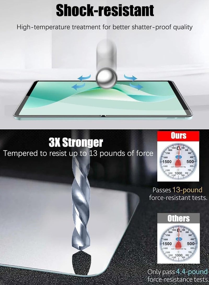 Screen Protector Compatible with Huawei MatePad 11.5S Tablet, 【2 Pack】 Anti-scratch Anti-fingerprint High Sensitivity 9H Hardness Tempered Glass for MatePad 11.5S - Image 4