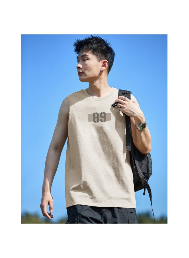 TonLion 2025 Summer Men's Sleeveless Vest, Versatile Casual Tank Top, Loose And Breathable Men's Vest - Image 5