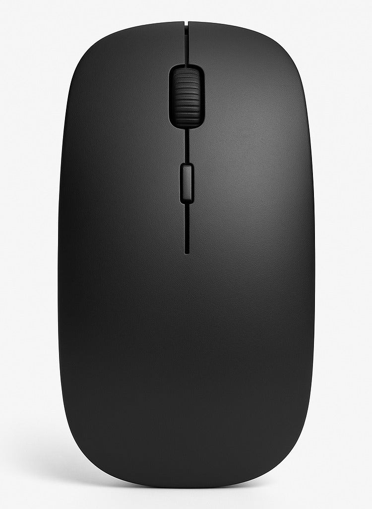 ONEEZO Wireless Mouse with USB Receiver – Ergonomic Design, Black