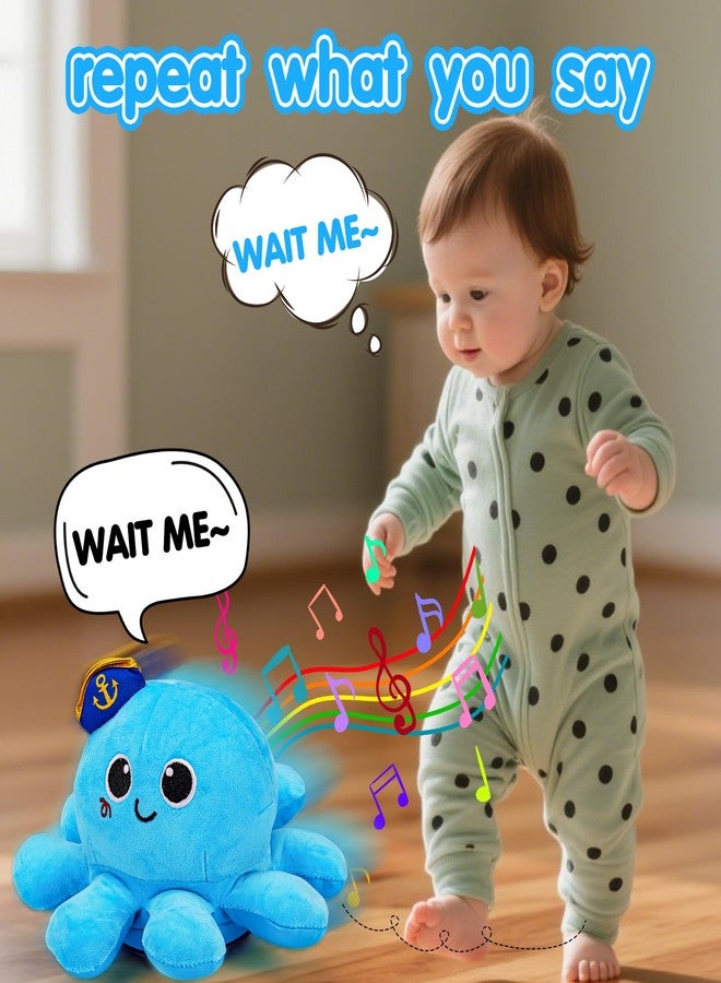 Tsomtto Baby Toys 6-12 Months Musical Plush Octopus Crawling & Walking Toys Light up Voice Control Dancing Infant Toys 0-6 7 8 9 10 12-18 Month 1 2 3 Year Old Boys Girls Tummy Time Baby Boy Birthday Gifts - Image 5