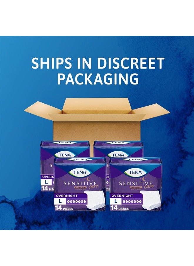 Tena Incontinence Underwear for Women, Overnight Absorbency, Intimates - Large - 14 Count (Pack of 4) (Packaging May Vary)  - Image 2