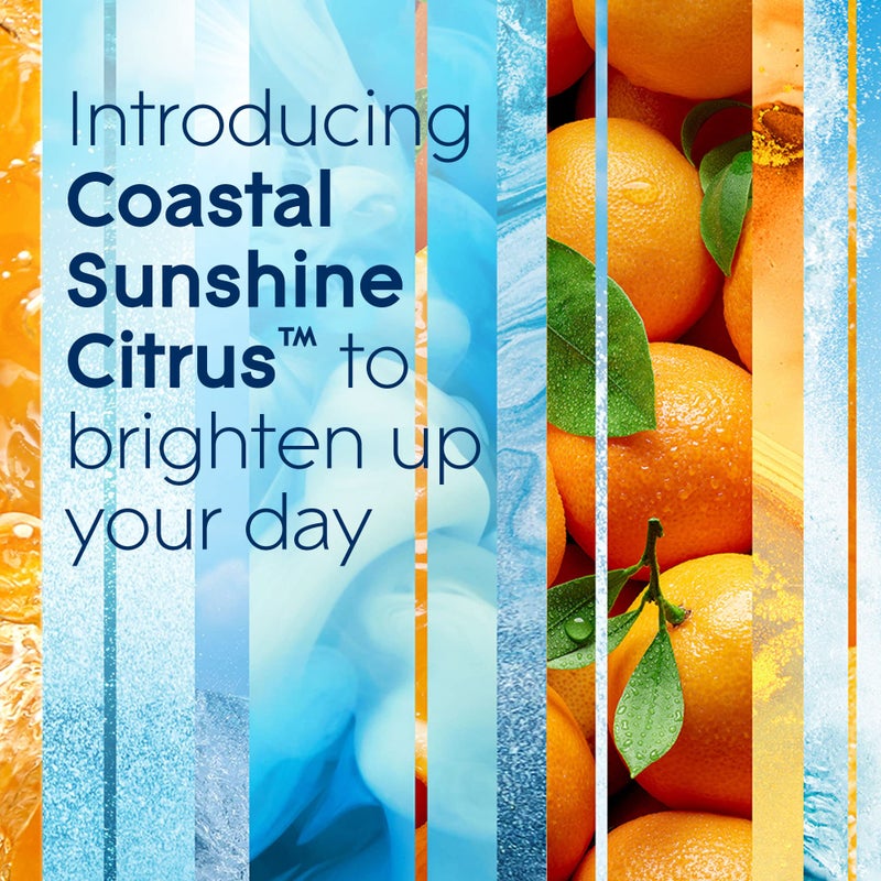 Glade PlugIns Refills Air Freshener Starter Kit, Scented Oil for Home and Bathroom, Coastal Sunshine Citrus, 0.67 Fl Oz, 1 Warmer + 1 Refill - Image 3
